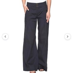 XCVI Rebecca Wide Leg Pant in Navy sz L